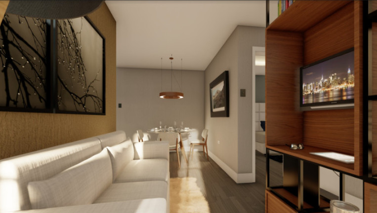 Imagem Apartamento com 1 Quarto à Venda, 28 m² em Santa Quitéria - Curitiba