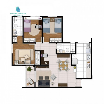 Imagem Apartamento com 3 Quartos à Venda, 80 m² em Jardim Nova Europa - Campinas