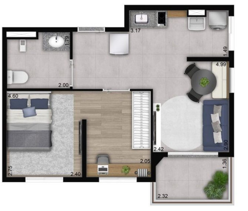 Imagem Apartamento com 1 Quarto à Venda, 27 m² em Perdizes - São Paulo