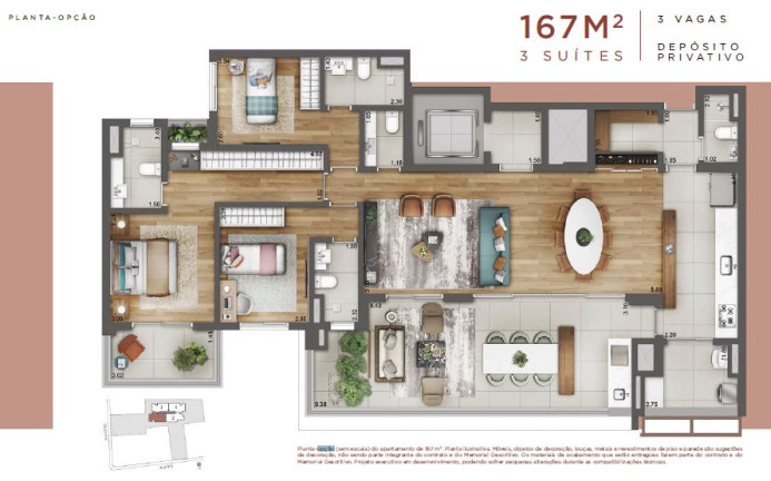 Apartamento com 4 Quartos à Venda, 167 m² em Vila Romana - São Paulo