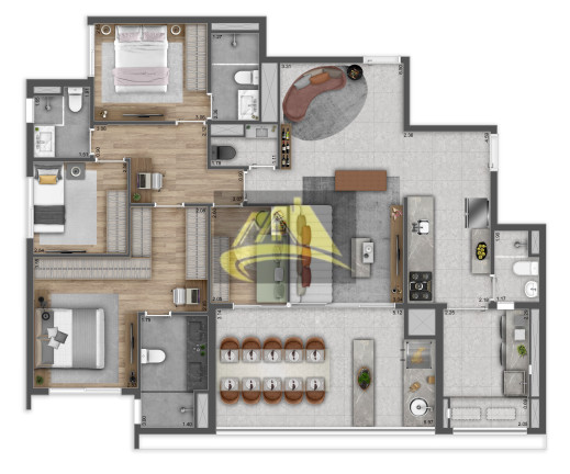 Imagem Apartamento com 4 Quartos à Venda, 132 m² em Vila Clementino - São Paulo