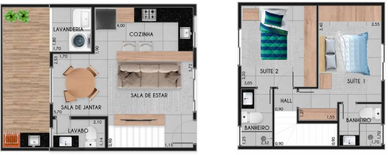 Imagem Sobrado com 2 Quartos à Venda, 70 m² em Vila Arens - Mongagua