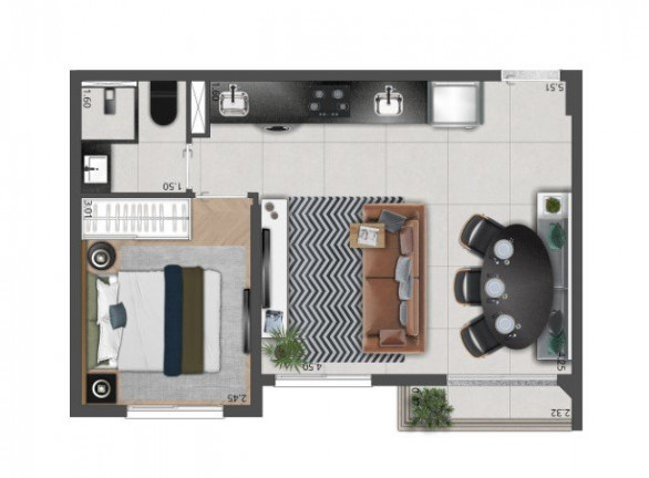 Imagem Apartamento com 2 Quartos à Venda, 34 m² em Cidade Patriarca - São Paulo