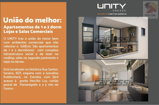 Imagem Apartamento com 2 Quartos à Venda, 63 m² em Estreito - Florianópolis