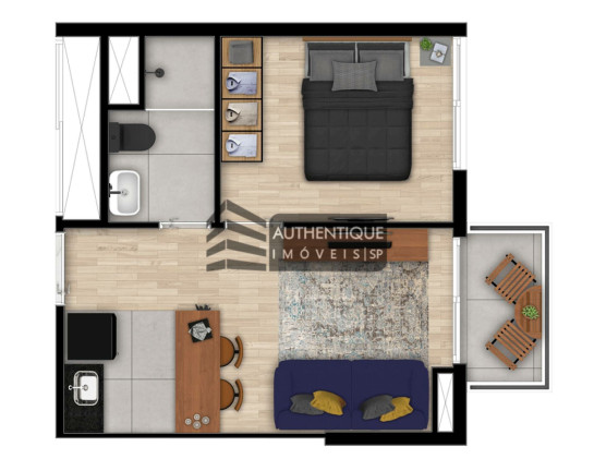 Imagem Apartamento com 1 Quarto à Venda, 31 m² em Vila Mariana - São Paulo
