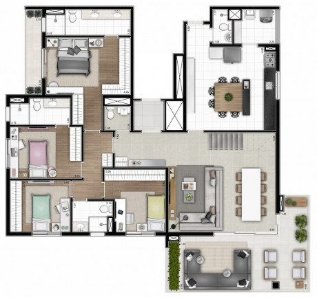 Imagem Cobertura com 4 Quartos à Venda, 310 m² em Perdizes - São Paulo