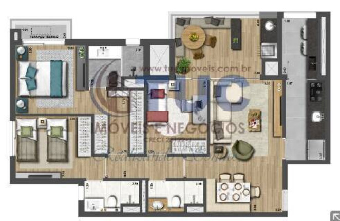 Apartamento com 3 Quartos à Venda, 98 m² em Pinheiros - São Paulo