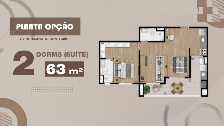 Imagem Apartamento com 2 Quartos à Venda, 62 m² em Vila Ipojuca - São Paulo