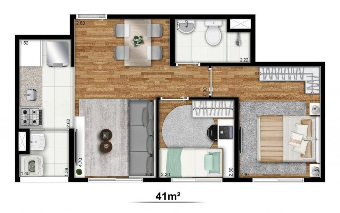 Imagem Apartamento com 2 Quartos à Venda, 36 m² em Jardim Prudência - São Paulo