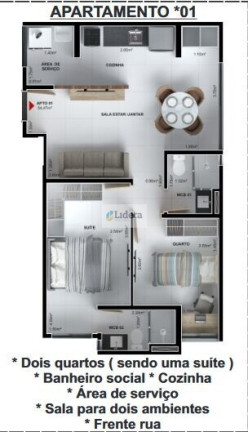 Imagem Apartamento com 2 Quartos à Venda, 54 m² em Intermares - Cabedelo