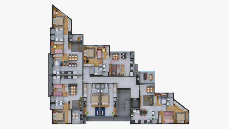 Imagem Apartamento com 2 Quartos à Venda, 56 m² em Tarumã - Curitiba