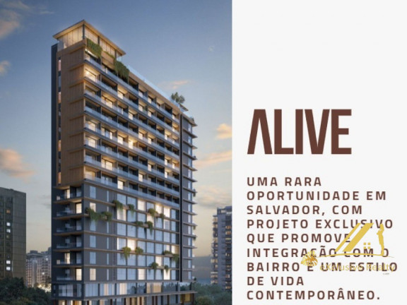 Imagem Apartamento com 1 Quarto à Venda, 32 m² em Vitória - Salvador