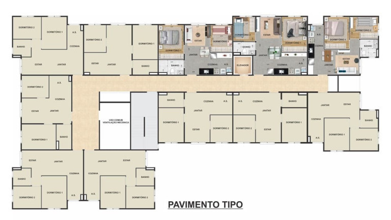 Imagem Apartamento com 2 Quartos à Venda, 44 m² em Vila Amália (zona Norte) - São Paulo