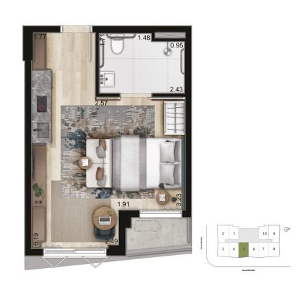 Imagem Apartamento com 2 Quartos à Venda, 59 m² em Vila Nova Conceição - São Paulo