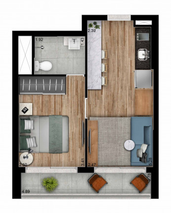 Imagem Apartamento com 2 Quartos à Venda, 69 m² em Sumaré - São Paulo