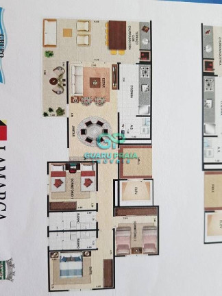 Imagem Apartamento com 3 Quartos à Venda, 115 m² em Enseada - Guarujá