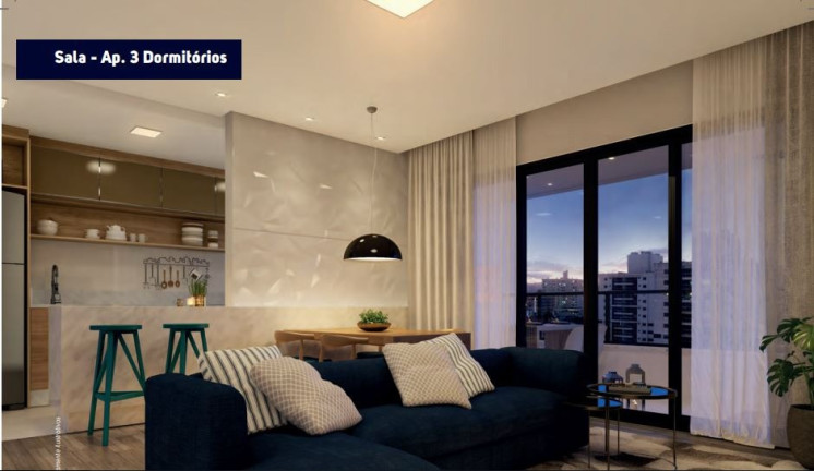Imagem Apartamento com 3 Quartos à Venda, 85 m² em Barreiros - São José