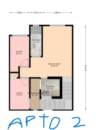 Imagem Apartamento com 2 Quartos à Venda, 50 m² em Bacaxá (saquarema) - Saquarema