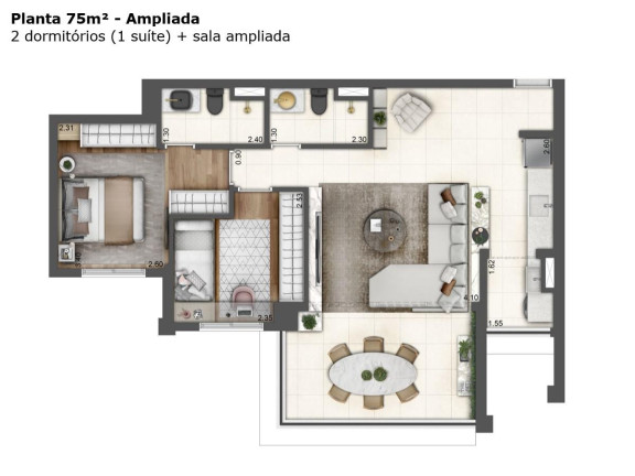 Apartamento com 3 Quartos à Venda, 75 m² em Ipiranga - São Paulo