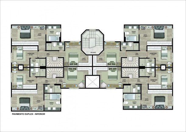 Imagem Apartamento com 3 Quartos à Venda, 123 m² em Nossa Senhora De Lourdes - Caxias Do Sul