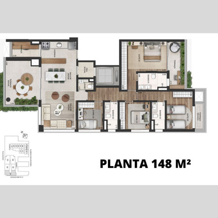 Imagem Apartamento com 4 Quartos à Venda, 148 m² em Moema - São Paulo