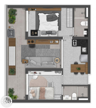 Imagem Apartamento com 2 Quartos à Venda, 49 m² em Cerqueira César - São Paulo