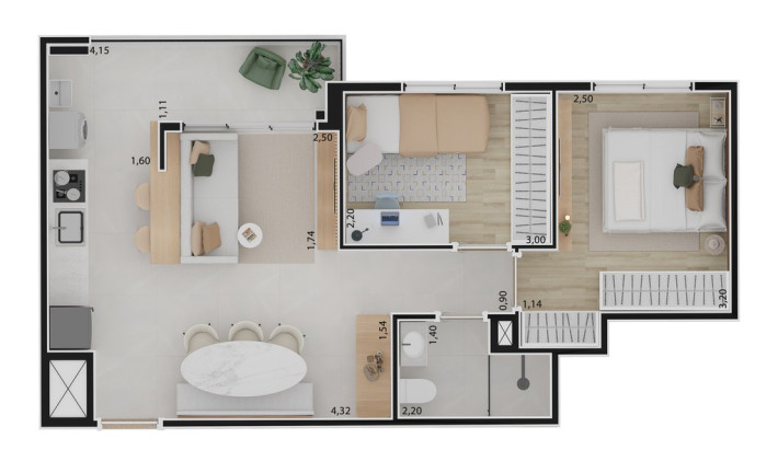 Apartamento com 2 Quartos à Venda, 56 m² em Vila Califórnia - São Paulo