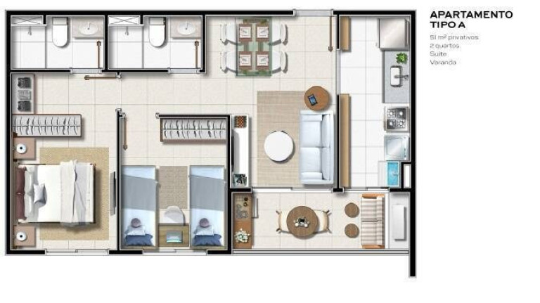 Imagem Apartamento com 3 Quartos à Venda, 66 m² em Saboeiro - Salvador