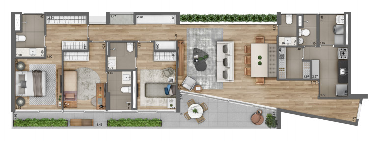 Imagem Apartamento com 2 Quartos à Venda, 101 m² em Vila Madalena - São Paulo