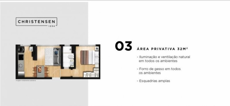 Imagem Apartamento com 1 Quarto à Venda, 38 m² em Bom Fim - Porto Alegre