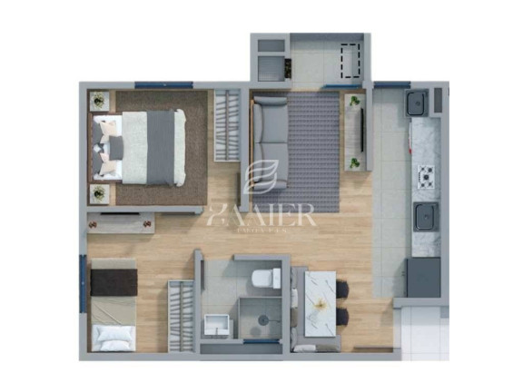 Imagem Apartamento com 2 Quartos à Venda, 46 m² em Costa E Silva - Joinville