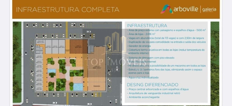 Imagem Ponto Comercial para Alugar, 40 m² em Arboville Jacareí - Jacareí