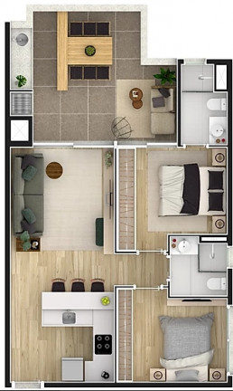 Imagem Apartamento com 2 Quartos à Venda, 49 m² em Jardim Paulista - São Paulo