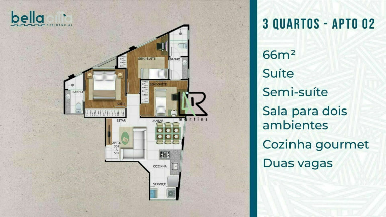 Imagem Apartamento com 3 Quartos à Venda, 66 m² em Santo Antônio - Belo Horizonte