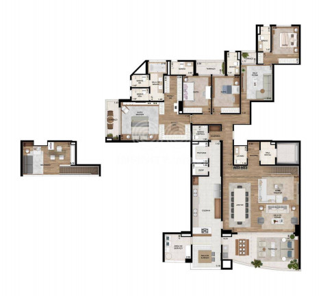Imagem Apartamento com 4 Quartos à Venda, 336 m² em Alphaville - Barueri