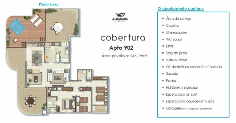 Imagem Apartamento com 3 Quartos à Venda, 121 m² em Mar Grosso - Laguna