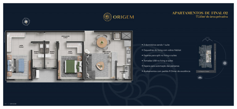 Imagem Apartamento com 2 Quartos à Venda, 97 m² em Centro - Torres