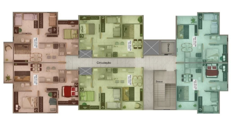 Imagem Apartamento com 2 Quartos à Venda, 46 m² em Tambiá - João Pessoa