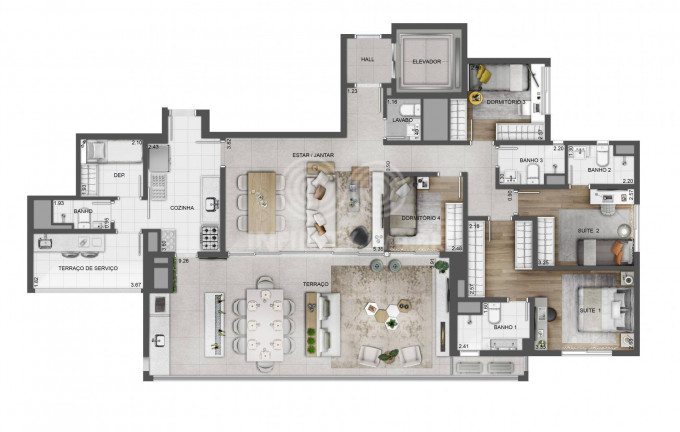 Imagem Apartamento com 4 Quartos à Venda, 164 m² em Tatuapé - São Paulo