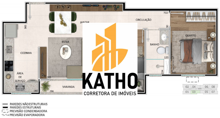 Imagem Apartamento com 2 Quartos à Venda, 49 m² em Eldorado - Contagem
