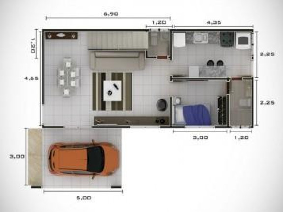 Imagem Casa com 4 Quartos à Venda, 104 m² em Tabajaras - Teresina