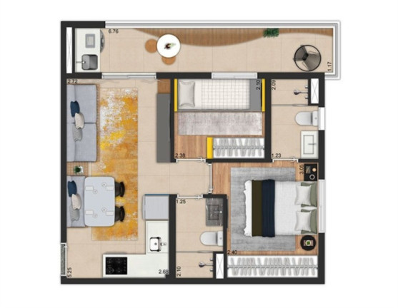 Imagem Apartamento com 2 Quartos à Venda, 92 m² em Vila Pompéia - São Paulo