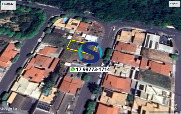Imagem Terreno à Venda, 175 m² em Residencial Santa Filomena - Fernandópolis