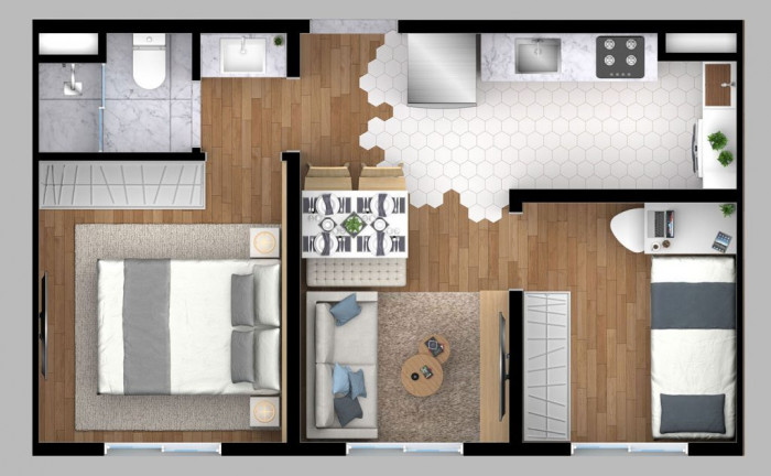 Imagem Apartamento com 2 Quartos à Venda, 38 m² em Vila Progresso  - São Paulo