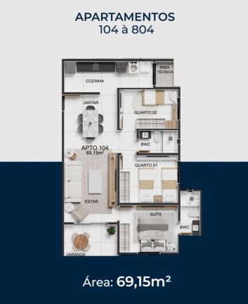 Imagem Apartamento à Venda, 59 m² em Poço - Cabedelo