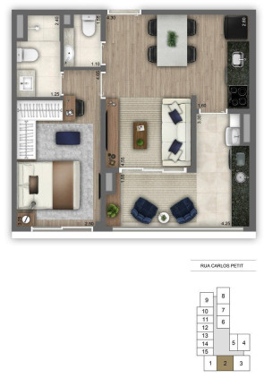 Imagem Apartamento com 1 Quarto à Venda, 38 m² em Vila Mariana - São Paulo