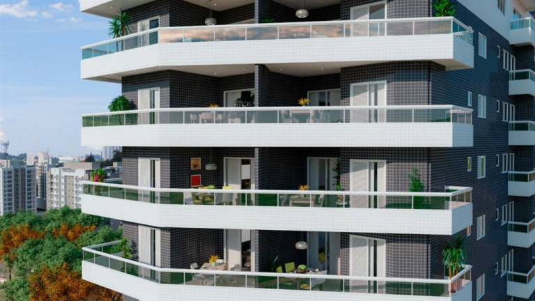 Imagem Apartamento com 1 Quarto à Venda, 46 m² em Mirim - Praia Grande