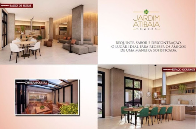 Apartamento com 2 Quartos à Venda, 69 m² em Alvinópolis - Atibaia