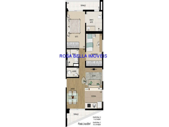 Imagem Apartamento com 2 Quartos à Venda, 56 m² em Centro - Jundiaí