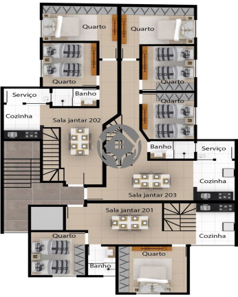 Imagem Apartamento com 2 Quartos à Venda, 67 m² em Parque Xangri-lá - Contagem